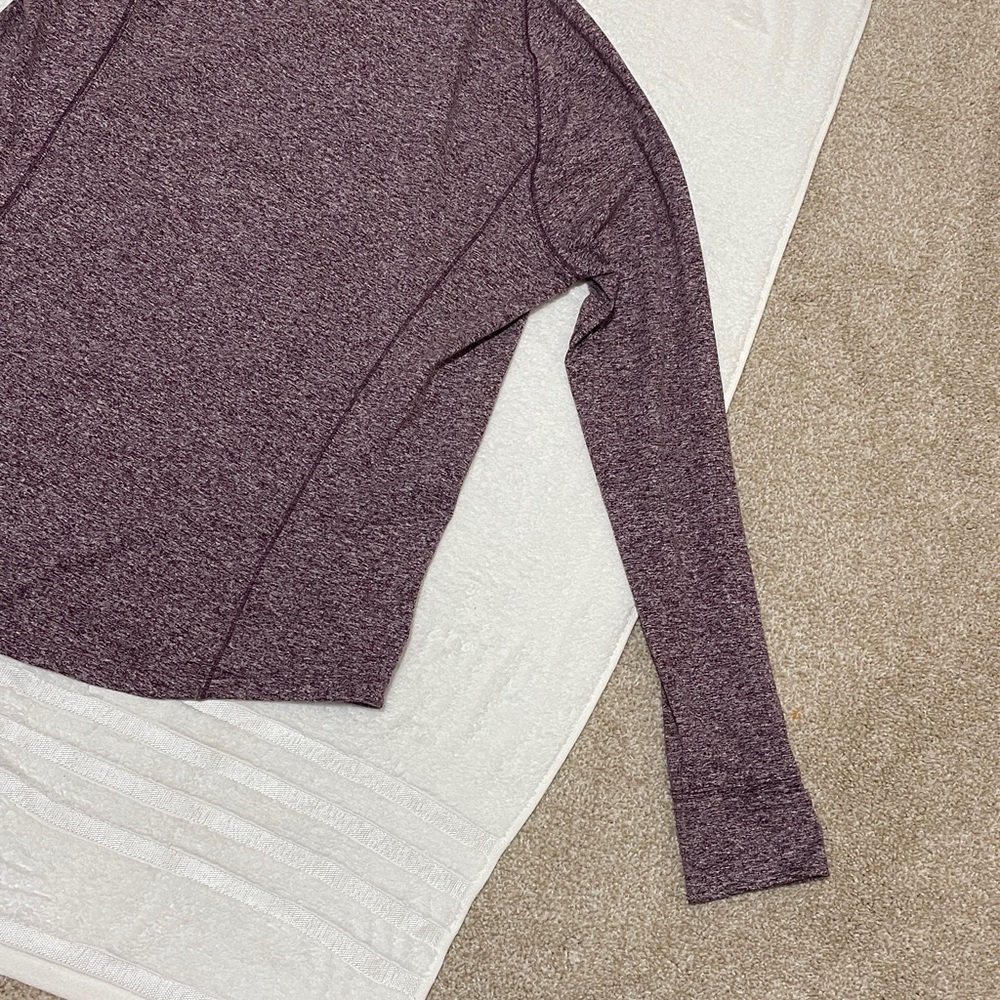 Duluth Trading Ladies Marbled Purple Hoodie - Picture 5 of 6